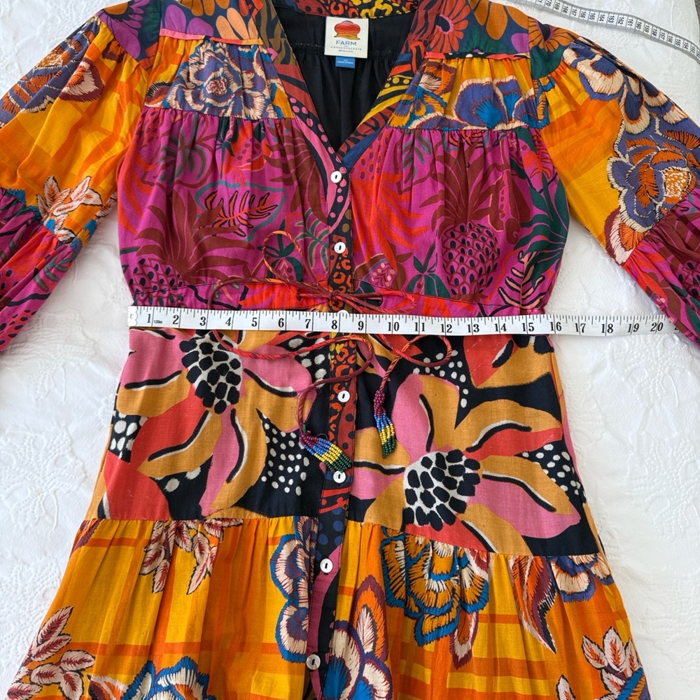 FARM Rio  Button-Front Maxi Dress - Picture 9 of 9